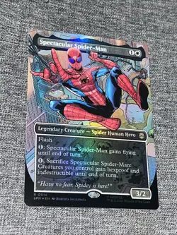 Spectacular Spider-Man (Borderless) Marvel's Spider-Man Foil SPM 0014 NM/M - Image 1