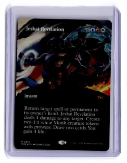 Tarkir: Dragonstorm #361 Jeskai Revelation (Borderless) Foil - Image 1