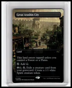 Tarkir: Dragonstorm #395 Great Arashin City (Borderless) Foil - Image 1