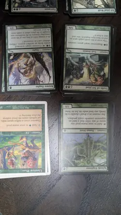Magic The Gathering Lot Green One Dozen Eyes Llanowar Elves Brown Ouphe - Image 1