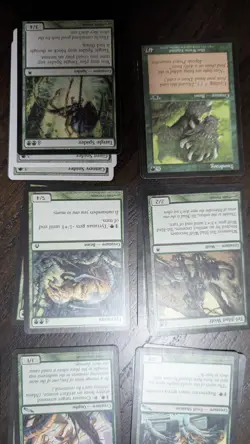 Magic The Gathering Lot Green One Dozen Eyes Llanowar Elves Brown Ouphe - Image 2