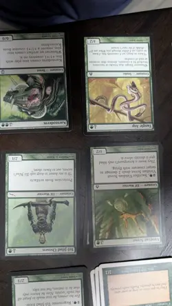 Magic The Gathering Lot Green One Dozen Eyes Llanowar Elves Brown Ouphe - Image 3