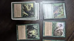 Magic The Gathering Lot Green One Dozen Eyes Llanowar Elves Brown Ouphe - Image 5