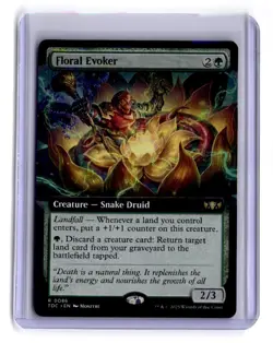 Commander: Tarkir: Dragonstorm #86 Floral Evoker (Extended Art) - Image 1