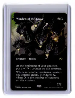 Tarkir: Dragonstorm #351 Warden of the Grove (Borderless) - Image 1
