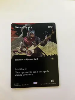 Tarkir: Dragonstorm #331 Voice of Victory (Borderless) Foil - Image 1
