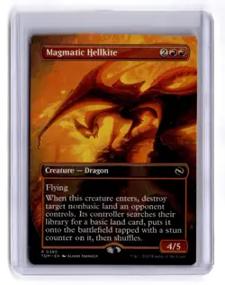 Tarkir: Dragonstorm #380 Magmatic Hellkite (Borderless) - Image 1