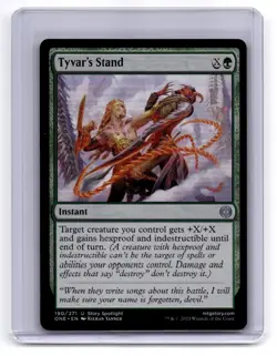 Phyrexia: All Will Be One #190 Tyvar's Stand - Image 1