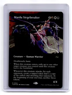 Tarkir: Dragonstorm #364 Mardu Siegebreaker (Borderless) Foil - Image 1