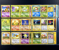2000 Pokemon BASE SET 2 Edition NEAR COMPLETE Non Holo COMMON Cards Lot WotC NM+ - Image 1