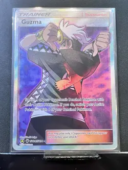 Guzma SV84/SV94 Shiny Holo Rare Hidden Fates Pokemon TCG NM - Image 2
