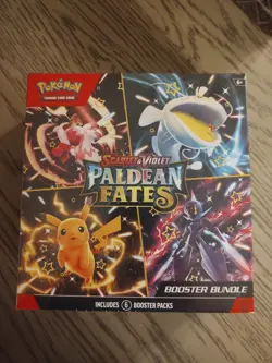 Pokemon TCG Scarlet & Violet Paldean Fates Booster Bundle X2 & 3 Pack Blister X2 - Image 3
