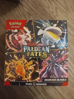 Pokemon TCG Scarlet & Violet Paldean Fates Booster Bundle X2 & 3 Pack Blister X2 - Image 4