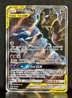 Pokemon Garchomp & Giratina GX SM193 Holo Promo Card Sun and Moon Tag Team - Image 1
