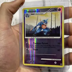 Pokemon Toxicroak Majestic Dawn 31/100 Reverse Holo Pokemon LP 2009 Nintendo TCG - Image 2