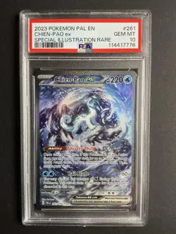 Chien-Pao ex 261 PSA 10 2023 Pokemon PAL EN Special Illustration Rare - Image 1