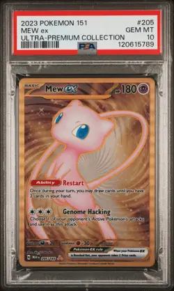 2023 Pokemon 151 Ultra-Premium Collection #205 Mew Ex PSA 10 - Image 1