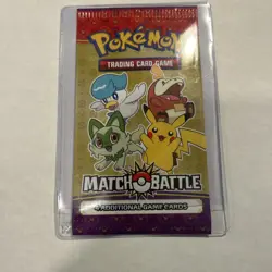 2023 Pokemon McDonalds Match Battle Promo Sealed Booster Pack TCG - Image 1