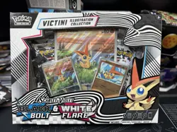 Pokemon TCG Unova Victini Illustration Collection Box Black Bolt White Flare - Image 1