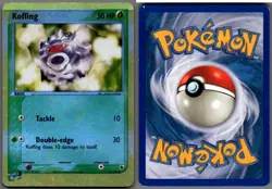 2003 Pokemon, EX Ruby & Sapphire #54/109 Koffing, Reverse Holo Common - Image 1