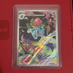 Ivysaur Illustration Rare 134/132 Near Mint Mega Evolution Pokemon TCG English - Image 1