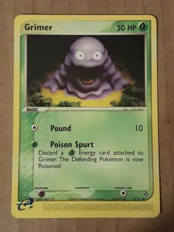 Pokemon Grimer 57/97 Ex Dragon Common NM See Pictures - Image 1