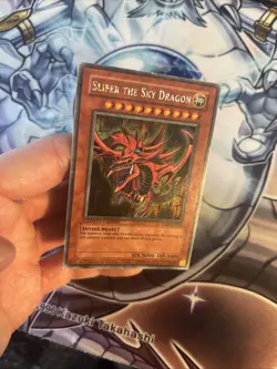 (20) Yu-Gi-Oh! Slifer the Sky Dragon YMA-EN001 Secret Prismatic Rare MP/HP - Image 3