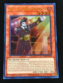Yugioh Battlin' Boxer Promoter LD10-EN034 1ST ULTRA (NM) - Image 1