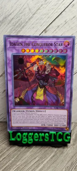 Yu-Gi-Oh! Idaten the Conqueror Star / BLRR-EN039 1st Edition LP - Image 1