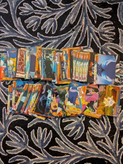 Vintage Lot of 130 Pokemon Topps Movie and TV Cards - Image 1