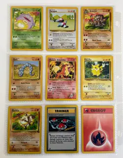 Pokemon Card Binder Collection - Vintage Card Lot | 1999-2000 WOTC Rare/Uncommon - Image 1
