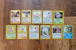 Vintage Pokemon Card Rare Holo Lot WOTC Base Set Neo Jungle Team Rocket - Image 1