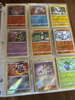 Pokemon Cosmic Eclipse Partial Complete Set Binder Includes 158 Cards Total NM! - Image 1