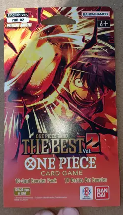 12 One Piece TCG The Best Vol.2 Premium 10 Card Sleeved Booster Pack.PRB-02 Eng. - Image 2