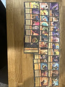 Base Set of Disney Lorcana Fabled 205 Cards Non HoloFoil Set. Nm/Mint - Image 2