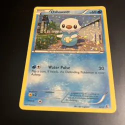 Pokemon Card - Oshawott #4/12 McDonald's Promo 2011 Holo LP (F1) - Image 1