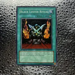 Yu-Gi-Oh! Black Luster Ritual TCG Card SYE-025 1st Edition Ultra Rare LP - Image 1