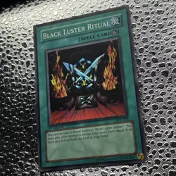 Yu-Gi-Oh! Black Luster Ritual TCG Card SYE-025 1st Edition Ultra Rare LP - Image 2