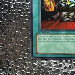 Yu-Gi-Oh! Black Luster Ritual TCG Card SYE-025 1st Edition Ultra Rare LP - Image 4