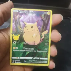 Pokemon TCG Celebrations Pikachu Holo Card 005/025 25th Anniversary Light Play - Image 2