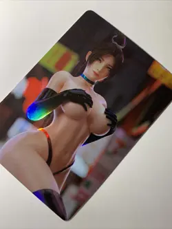 Mai Shiranui King Of Fighters Sexy Card ACG Goddess Waifu Girl Holo Doujin Anime - Image 3