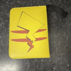 Pikachu Pokemon Card Binder With Wrist Strap - 53 4-card Sheets - Image 2