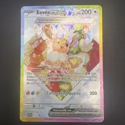 Pokemon TCG Eevee EX Prismatic Evolutions Special Illustration Card 174 - Image 1