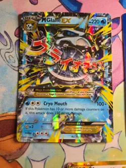 Pokemon Card Lot Mega Ex Vintage XY Gardevoir NM Glalie LP Kangaskhan HP 3 Cards - Image 4