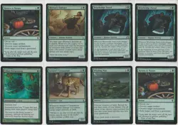 LOT OF 29 MAGIC GREEN FOIL CARDS - Image 1
