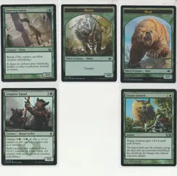 LOT OF 29 MAGIC GREEN FOIL CARDS - Image 4