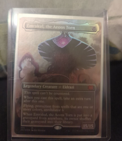 MTG- Double Masters 2022 - Emrakul, the Aeons Torn - Foil - Borderless - NM/M - Image 1