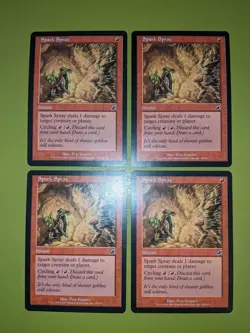 Spark Spray x4 Scourge 4x Playset Magic the Gathering MTG - Image 1