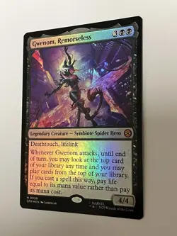Magic MTG Marvel's Spider-Man Gwenom, Remorseless Foil M0056 SPM - Image 1