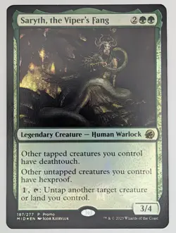 (Foil) Saryth, the Viper's Fang (0197) Media Promos NM - Image 1